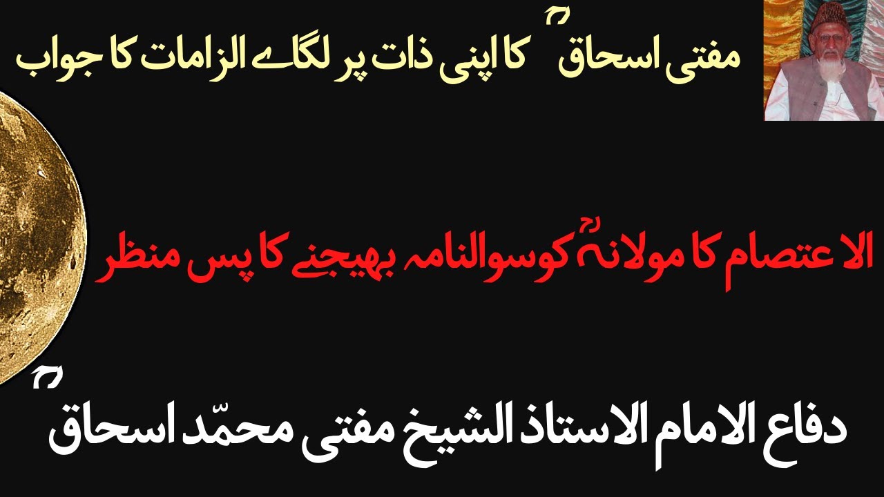 Al-Aitsaam ka Maulana ko Sawal bhejnay ka Pas Manzar