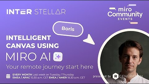 ✨ INTELLIGENT CANVAS with Miro AI : a workshop by Boris Petrovitch #walkthrough #ai #tutorial