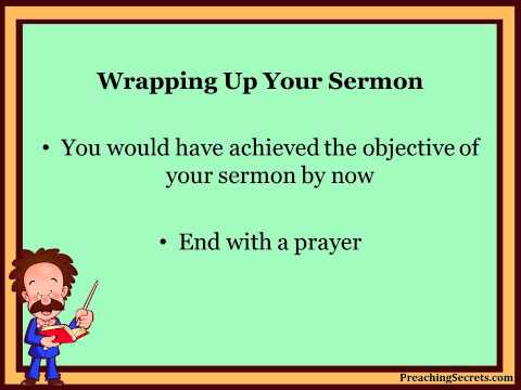 How to Prepare A Sermon