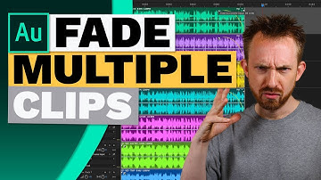 How to Fade Multiple Clips in Adobe Audition Multitrack