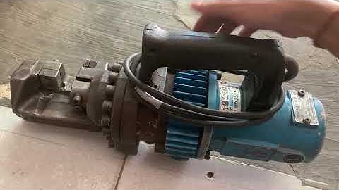 Máy Cắt Sắt Thủy Lực Phi 25 Nội Địa Hàn Quốc