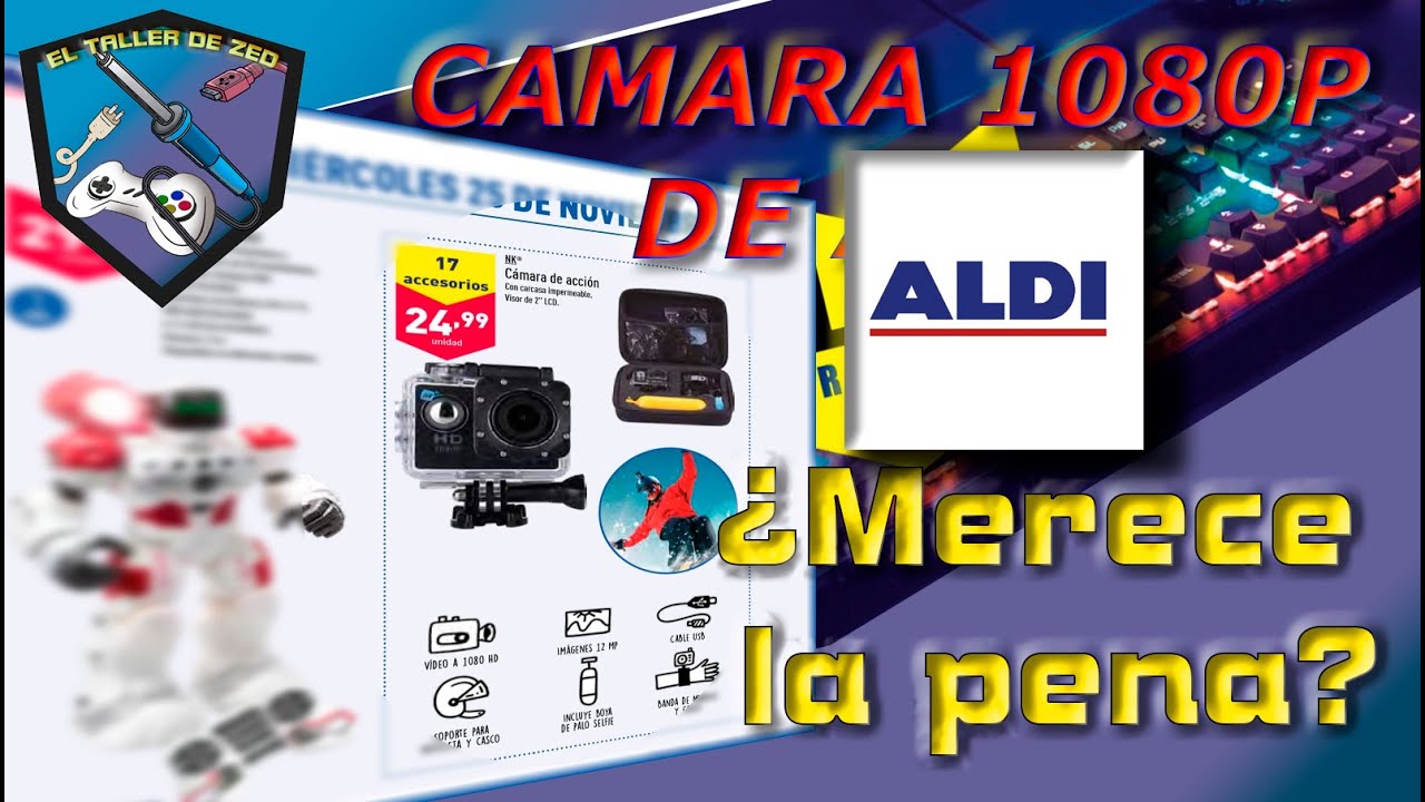 Araña lecho carrete Camara Deportiva 1080p de ALDI ¿MERECE LA PENA? - YouTube