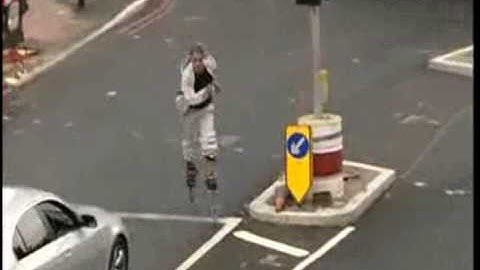 Fly Jumper Jumping Stilts Television Commercial