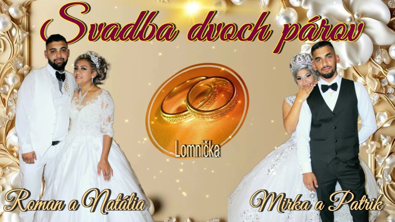 Svadba Roman a Natália a Mirka a Patrik Lomnička.