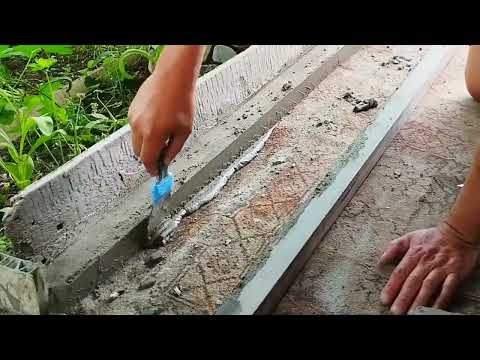 Видео: Большой сборник идей изготовления бордюров, поребриков, оградок из бетона в садовых условиях.