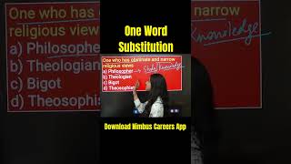 One Word Substitution | English Grammar | one word #english #hprca #hppsc #hpstudies