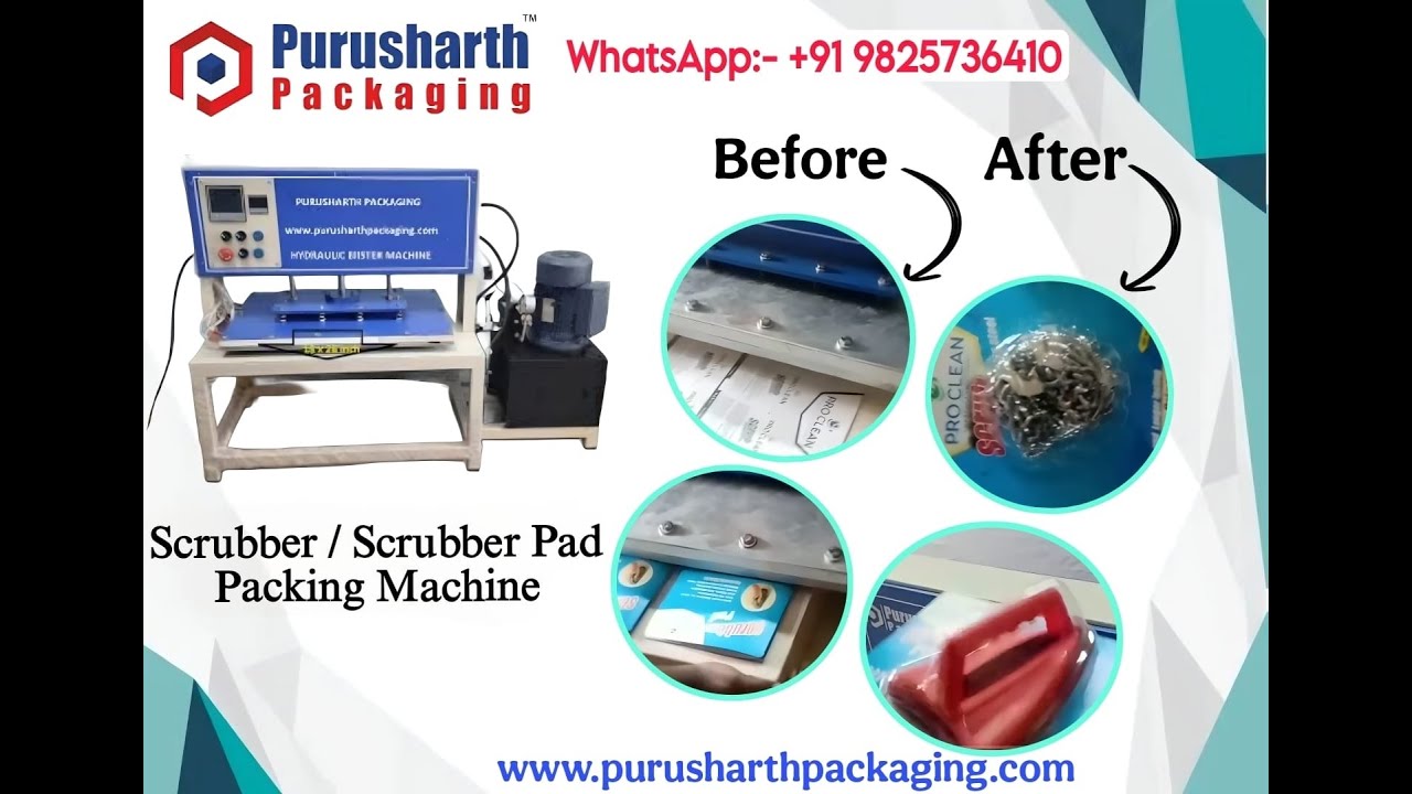 Scrubber / Scrubber Pad Packing Machine