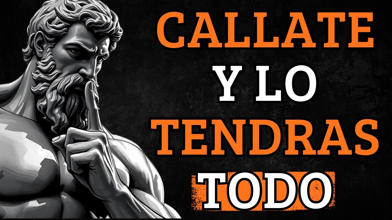 CÁLLATE y Actúa Como Si No Tuvieras Nada Que Perder | Lecciones de Estocismo