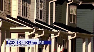 Davidson County warns of fake deed letters