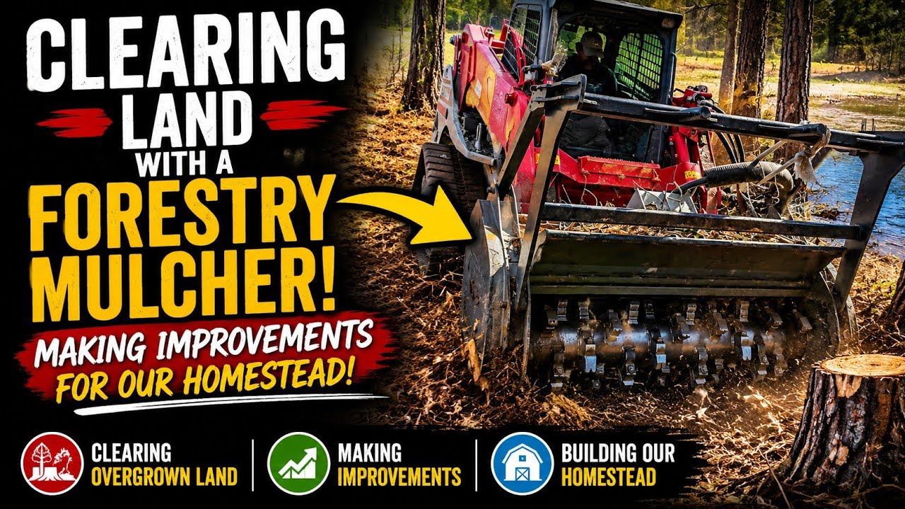 Clearing land with forestry mulcher/making improvements to new ...