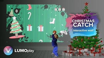 Christmas Catch | interactive projector wall game from LUMOplay