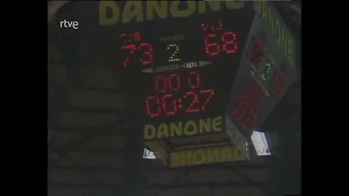 EL BAUL DE LOS RECUERDOS; BARÇA-JOVENTUT, ACB 11-9-83