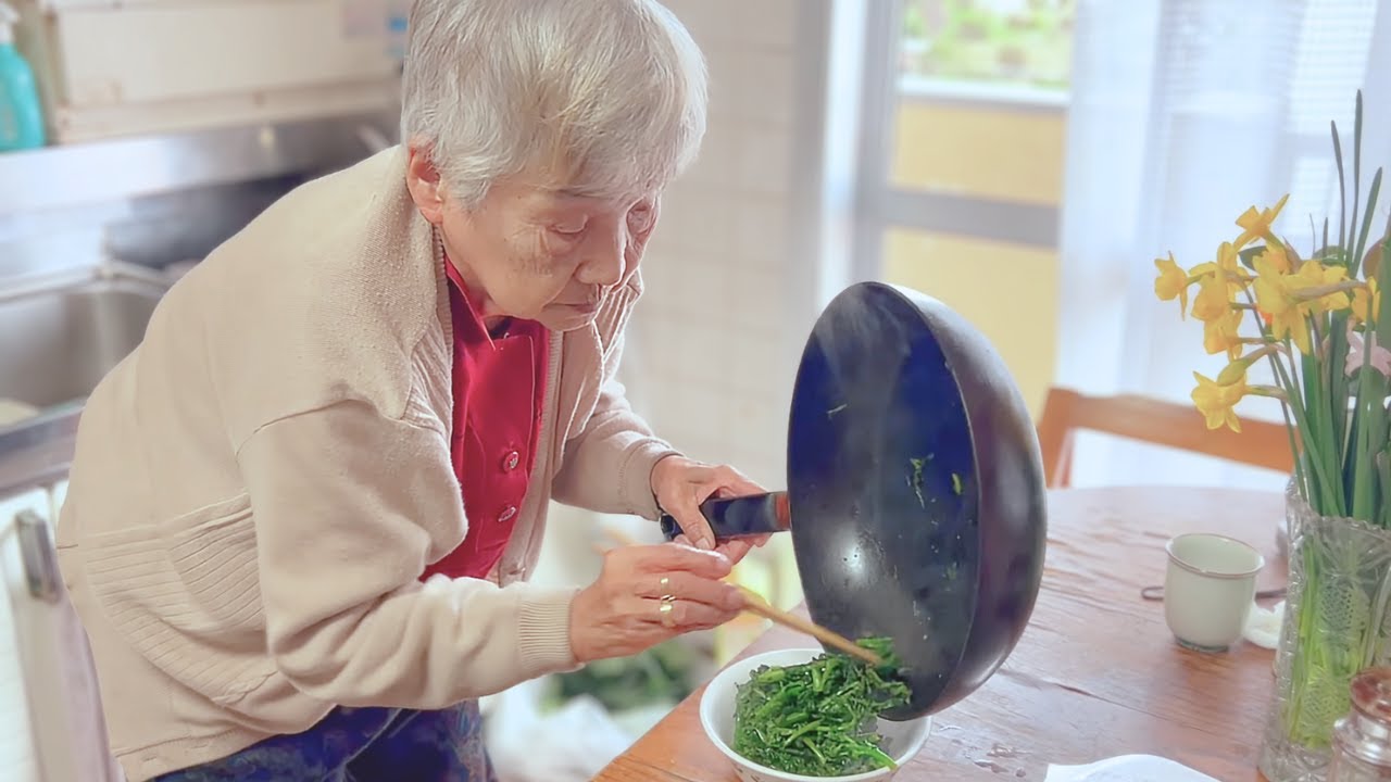 Готовим собу и гарниры с бабушкой | Спокойная японская домашняя кухня
