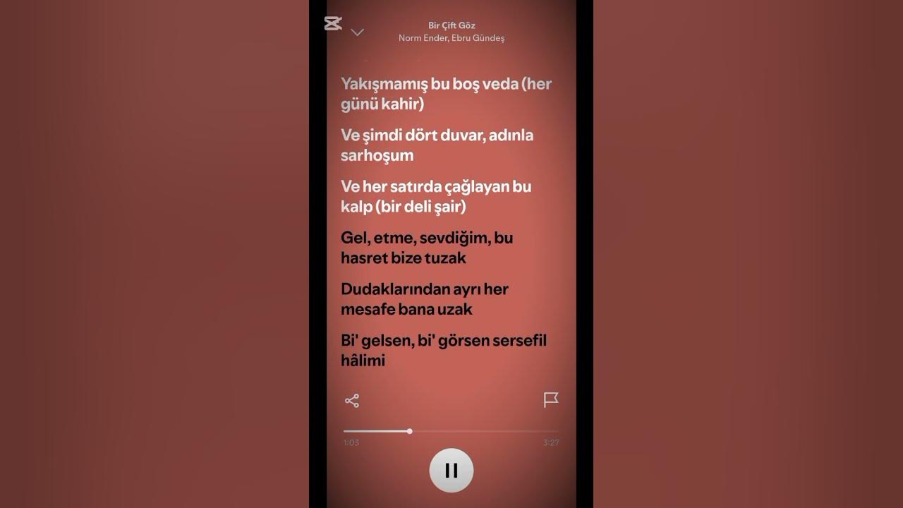 Norm Ender, Ebru Gündeş - Bir Çift Göz | Lyrics |