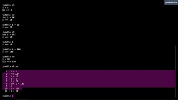JShell Basics 05 - JShell commands