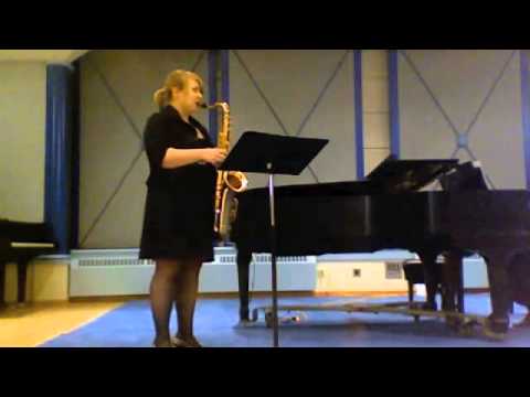 Walter Hartley - Sonata (mvt.1) for Tenor Saxophone and Piano