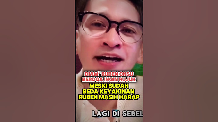 diam diam Ruben ingin rujuk #rubenonsu #sarwendah #betrandpeto #raffiahmad