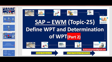 SAP EWM- Topic 25: Define WPT and Determination of WPT (Part 2)
