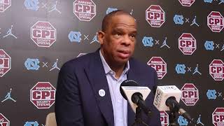 Hubert Davis, UNC Players React to Playing Snow Day Game vs. N.C. State
