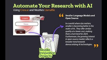 Automate AI Research with Crew.ai and Mozilla Llamafile