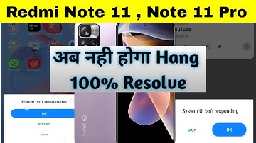 redmi note 11 pro hanging problem solution ! redmi note 11 pro lag issue ! redmi note 11 lag issue