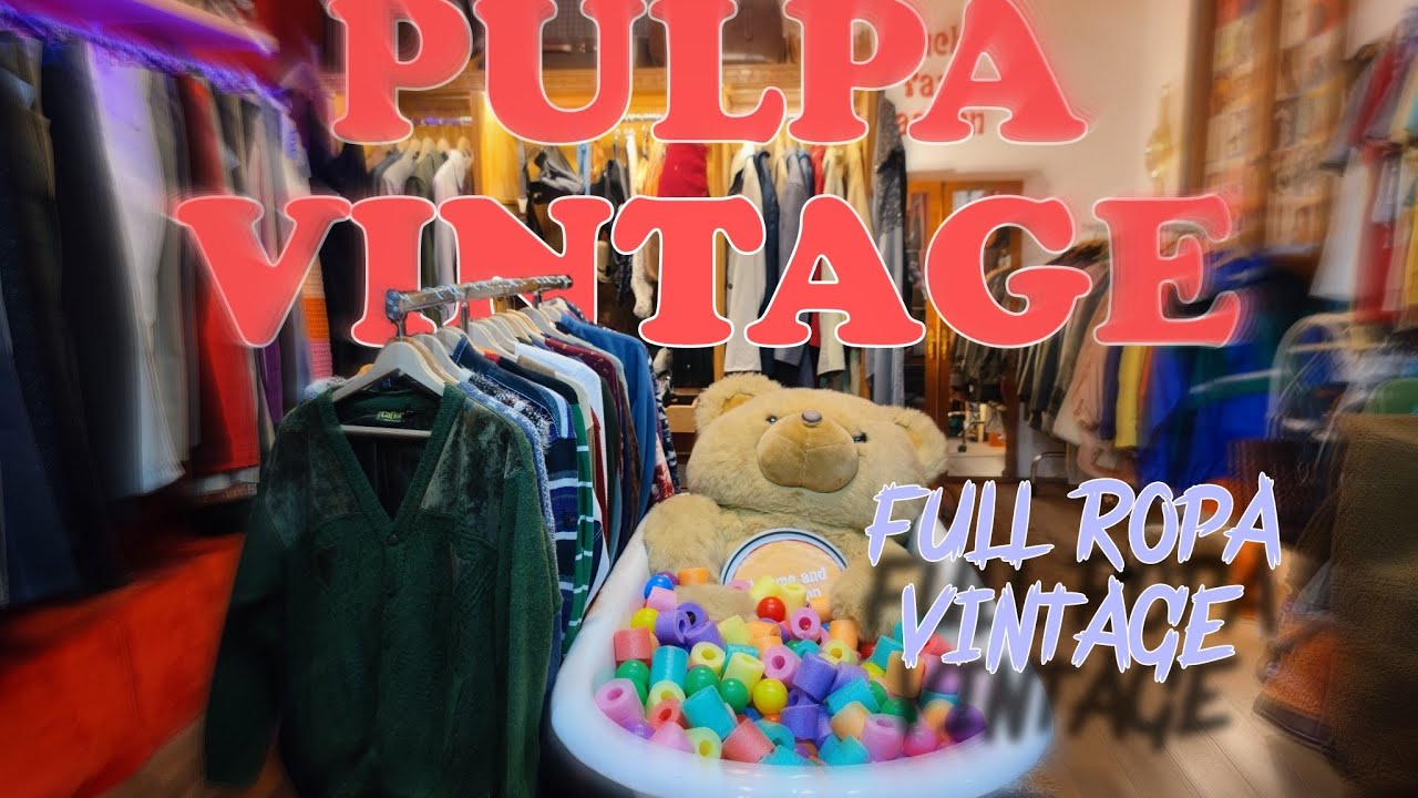 ¡Está Tienda VINTAGE 🍊 /PULPA VINTAGE/es una locura!