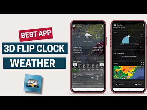 Best 3D Flip Clock and Weather app for Android