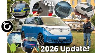 VW ID. Buzz Update 2026! neues Lenkrad, Android Software & California!