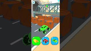 Shape shifting2 game level #4647  hyper casual game #shapeshifting  #gameplay #gaming #shortvideo... screenshot 2