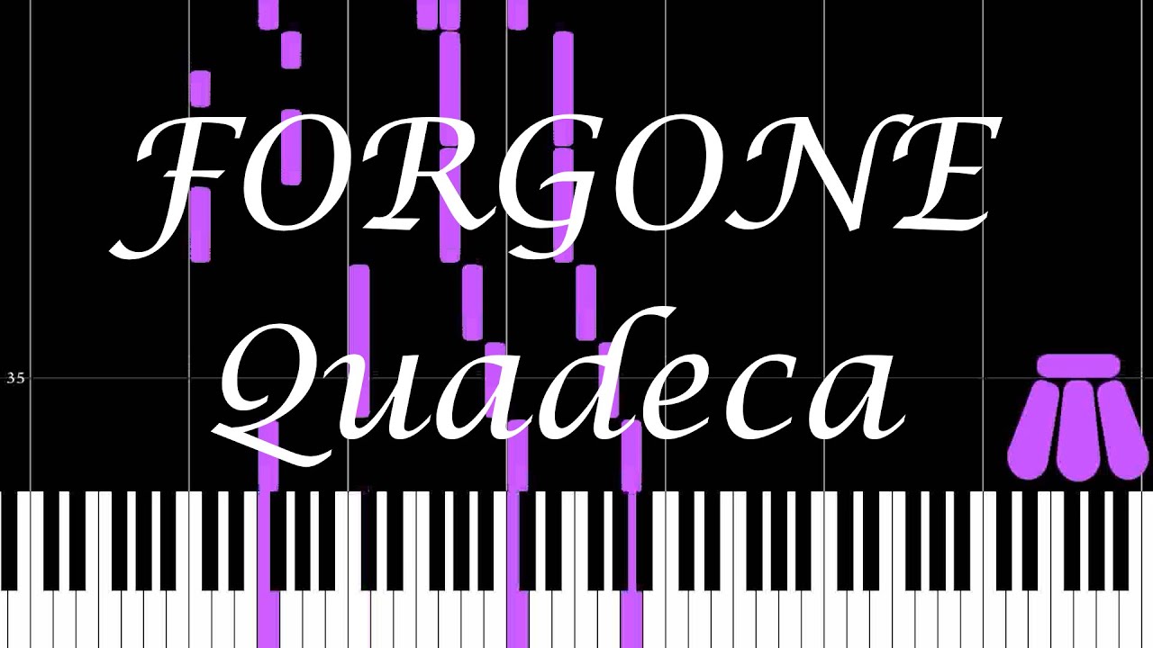 FORGONE - Quadeca | Piano Tutorial Synthesia