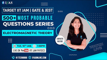 Important Question of Electromagnetic Theory for IIT JAM Physics