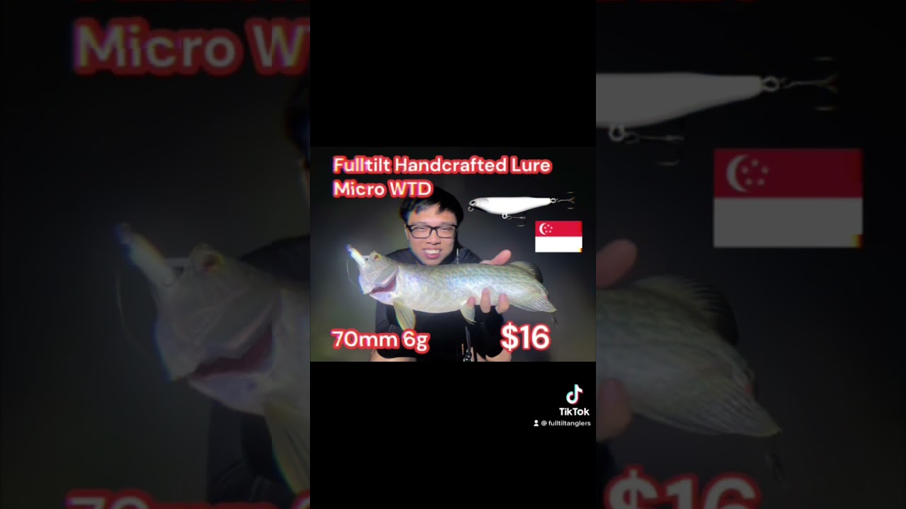 Micro WTD for some dragons! Fulltilt Handcrafted Lures Micro WTD available on stores now!