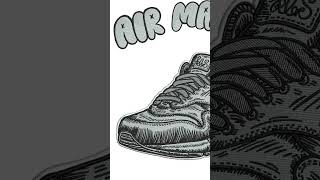 🧵 Air Max 1 Embroidery Digitizing🎯 👍🏼 freelance