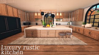 BLOXBURG Speed Build : Creating An Amazing Luxury Rustic Kitchen! BLOXBURG Speed Build : Creating An Amazing Luxury Rustic Kitchen!