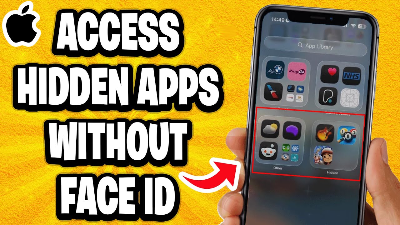 Как получить доступ к скрытым приложениям на iPhone без Face ID