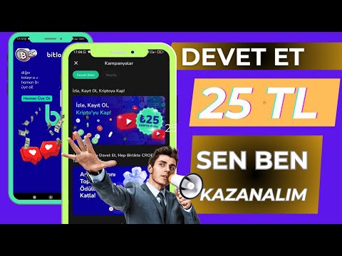 internetten para kazan (bitlo) Davet et 25 TL kazan 🤑🤑