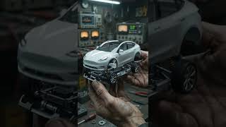 Futuristic Tesla cube transforms into car #Tesla #Transformation #CGI #Tech