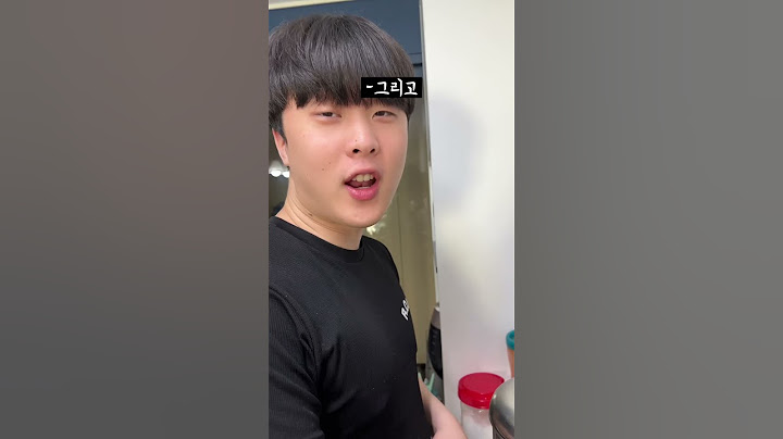 간짬뽕 끓여준다 하고 믹서기에 짬뽕을 갈아주면 어떤 반응일까? #1일1재영 #간짬뽕