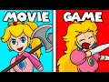 Movie Peach VS Game Peach