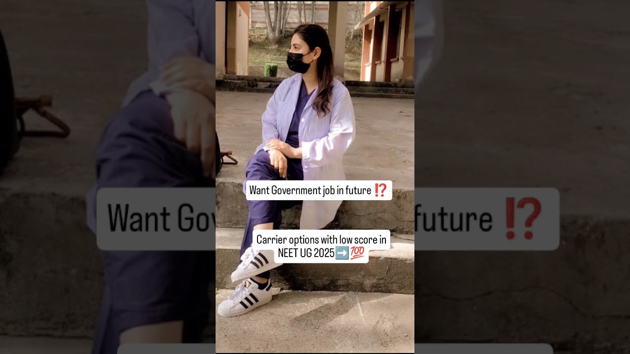 Low NEET Score❓NO Problem ❗Best UG courses you can choose👇