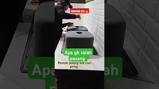 Cara Pasang Bak Cuci Piring shorts rumahminimalis bakcucipiring