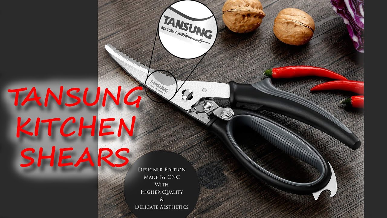 Tansung Heavy Duty Kitchen Shears With Cover - All Purpose