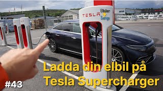 #43 Att ladda en annan elbil på Tesla Supercharger