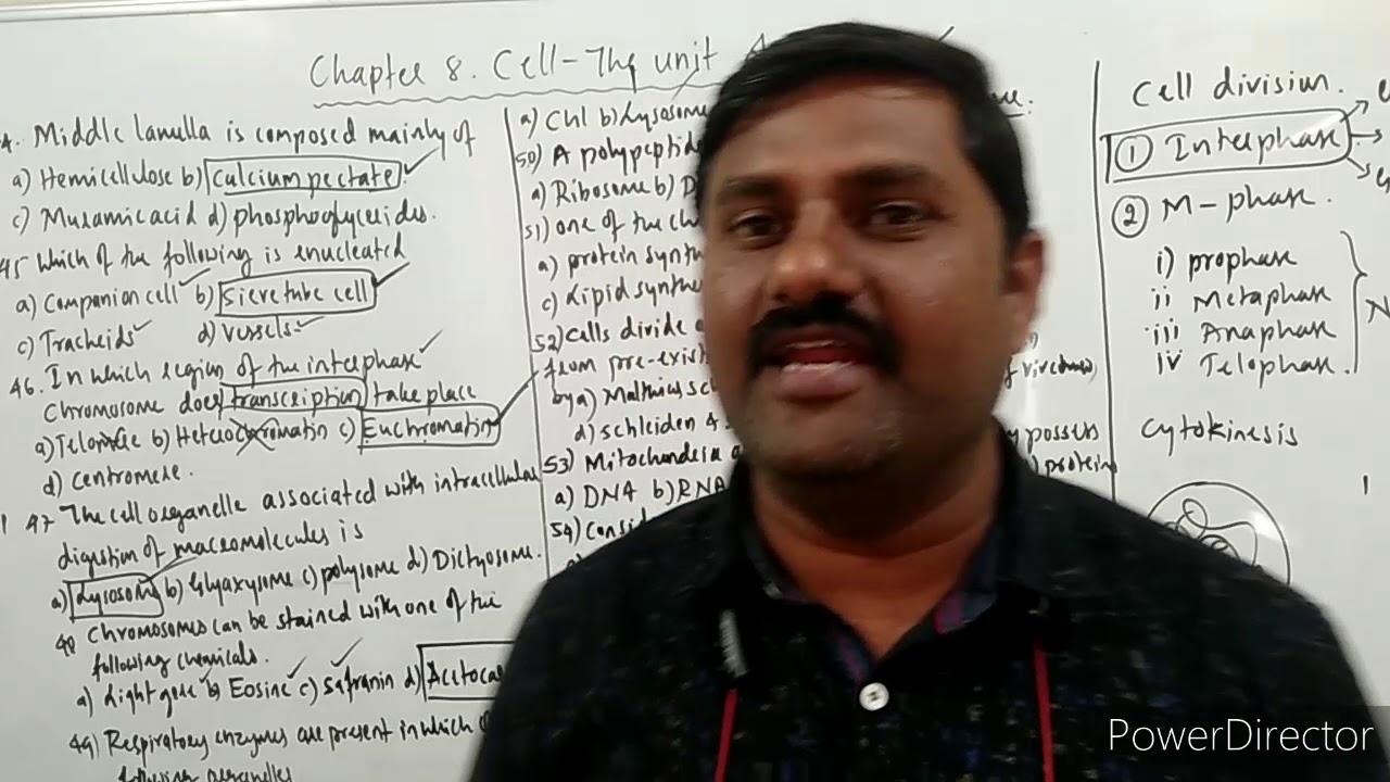 LECTURE 8.18 Cell-The Unit Of Life