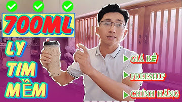 Ly Nhựa Nắp Tim Mềm 700ml Đựng Trà Sữa | Bao bì Xanh