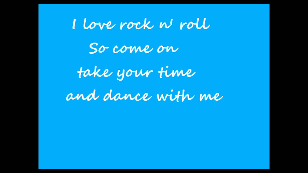 The Arrows - I Love Rock N Roll + lyrics