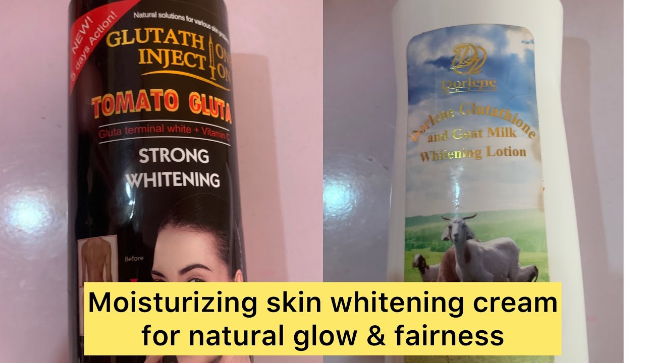 glutathione injection tomato gluta Glutathione lotions review ( Tomatoe Gluta & Dorlene goat milk)