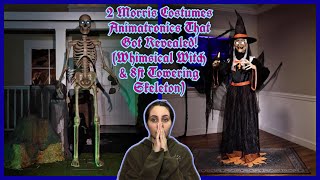 2 Morris Costumes Animatronics That Got Revealed! (Whimsical Witch & 8ft Towering Skeleton)