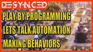 Desynced Live: Play by Programming RTS. Lets talk about behaviors. Early game building logic.