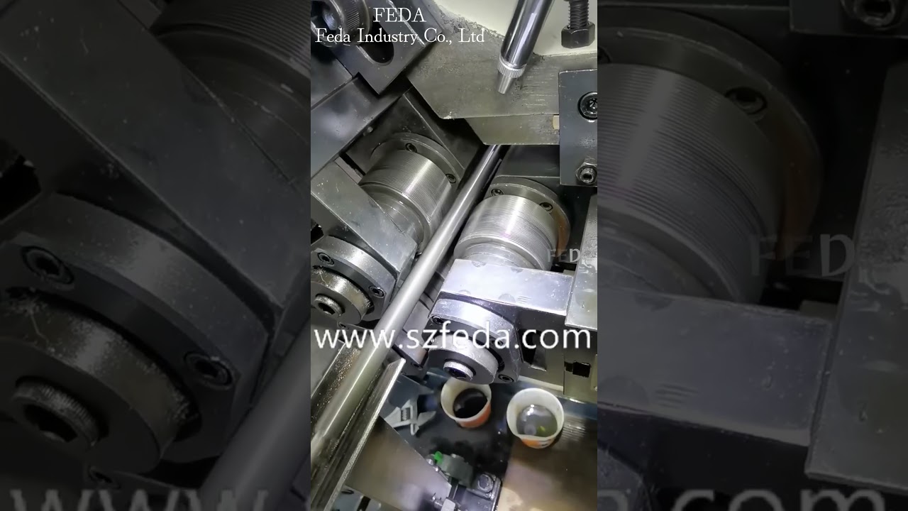 FD-60A 3-axis thread rolling machine for external thread.
